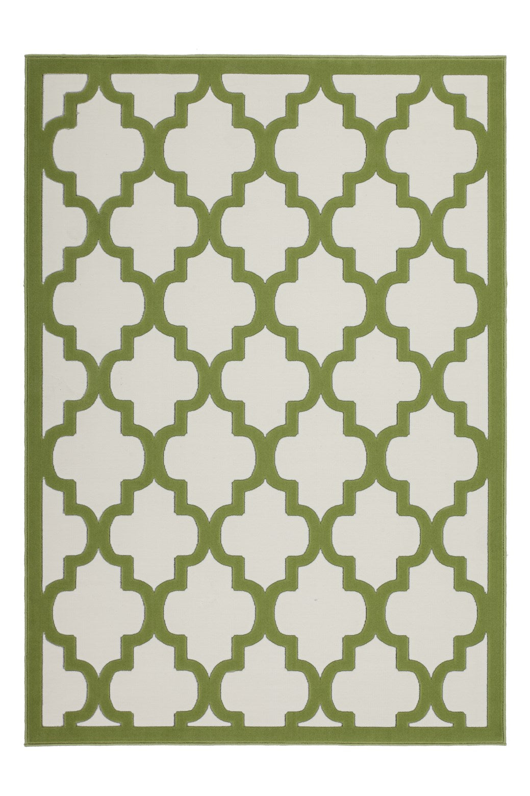 kayoom-manolya-3097-kurzflorteppich-mit-konturenschnitt-und-geometrischem-trendd image 1