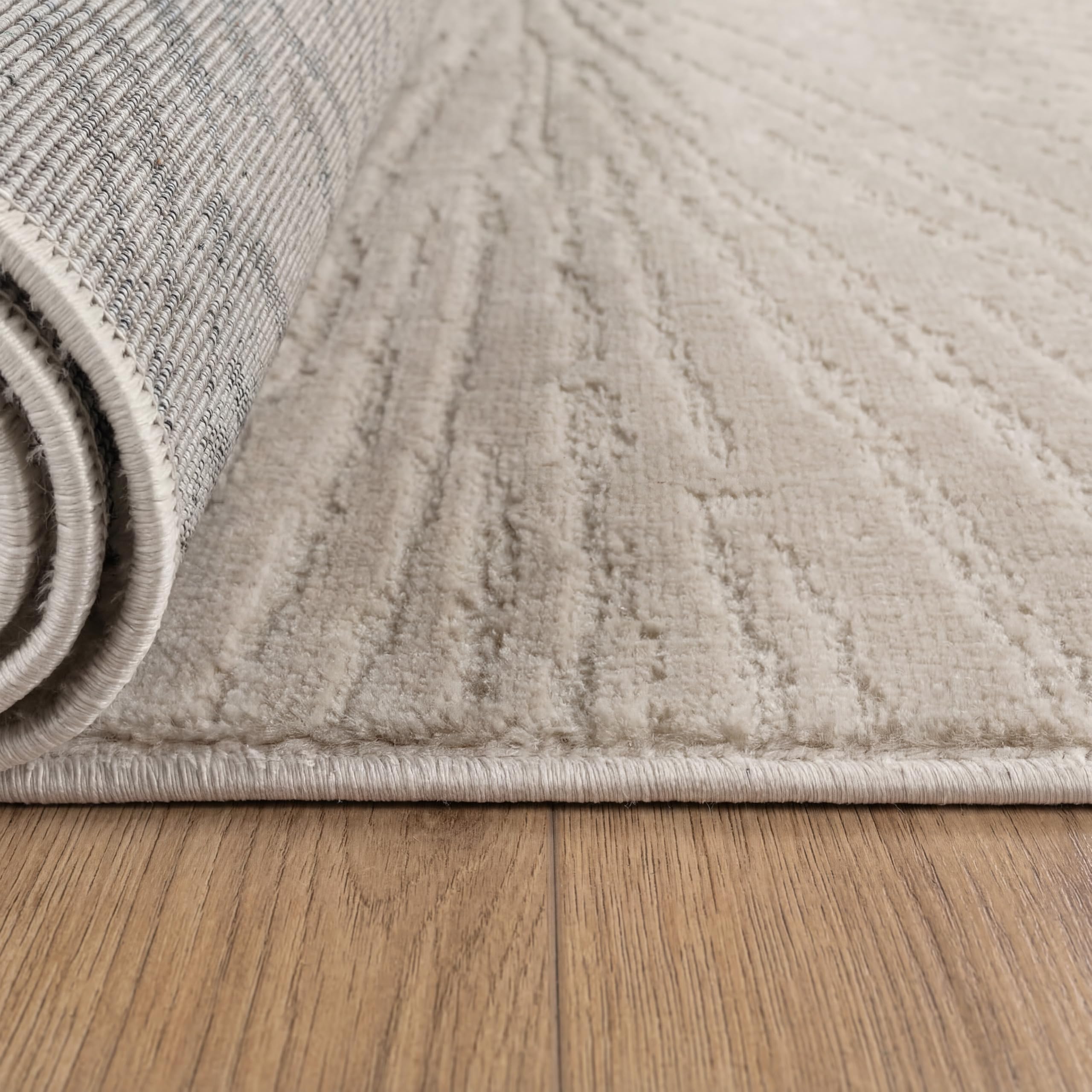 paco-home-metro-kurzflor-teppich-200x280-cm-beige-abstrakt-3d image 3
