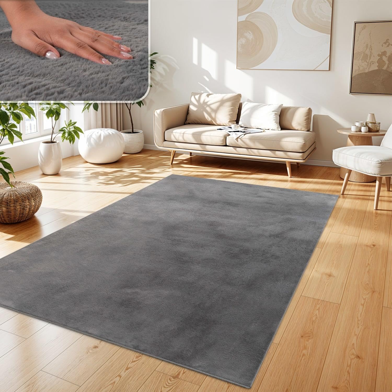 paco-home-teddy-shaggy-hochflor-teppich-einfarbig-flauschig image 1
