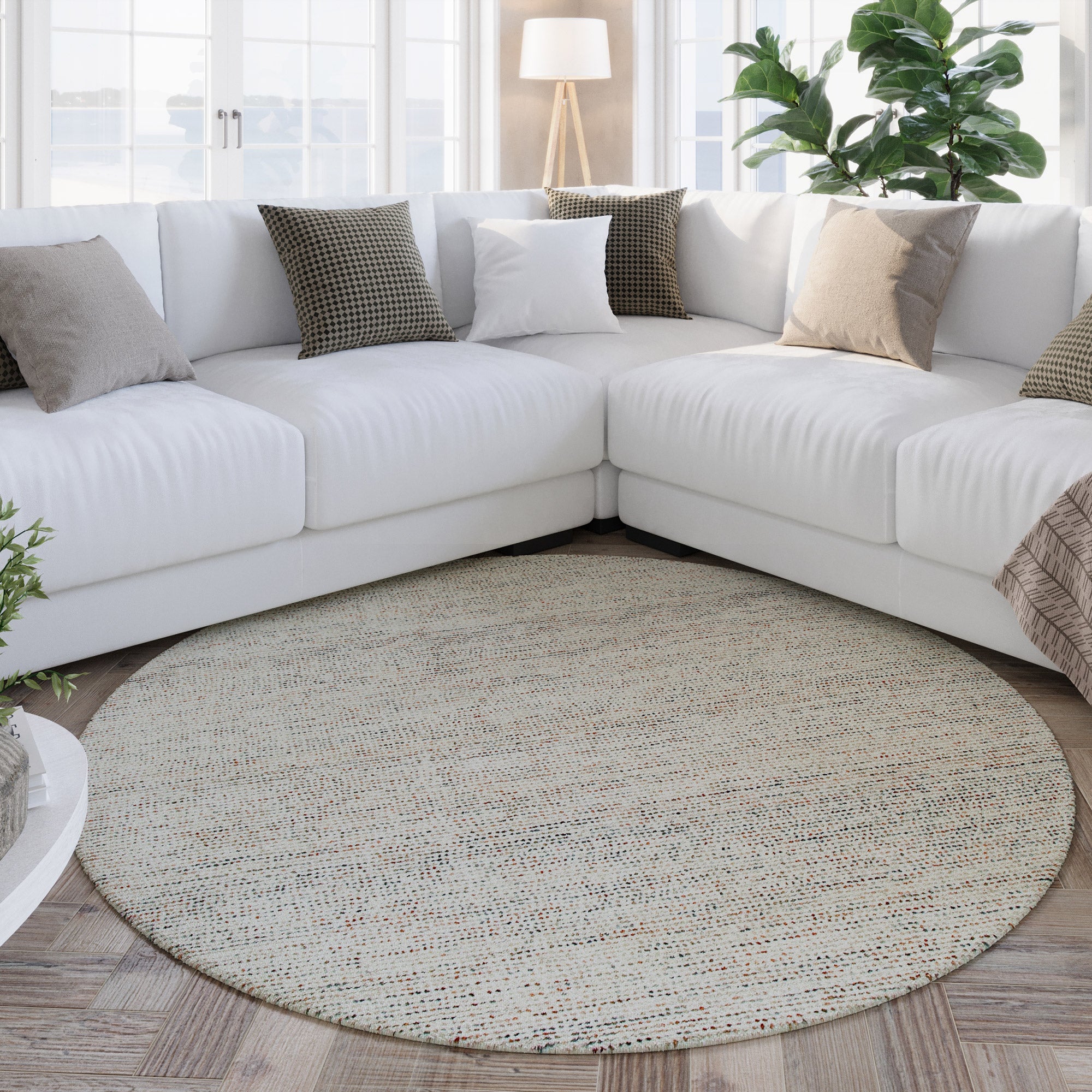 hamptons-by-weconhome-kurzflor-teppich-rund-blau-hamptons-thirtytwo-handgetuftet image 7