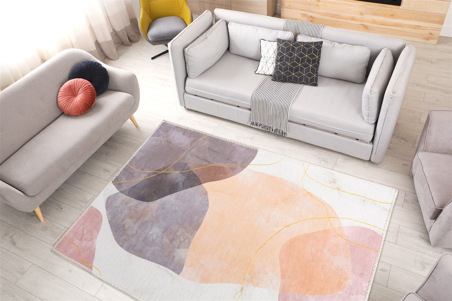 kayoom-picassa-325-teppich-modernes-design-strapazierf-hig-in-vielen-farben-und- image 2