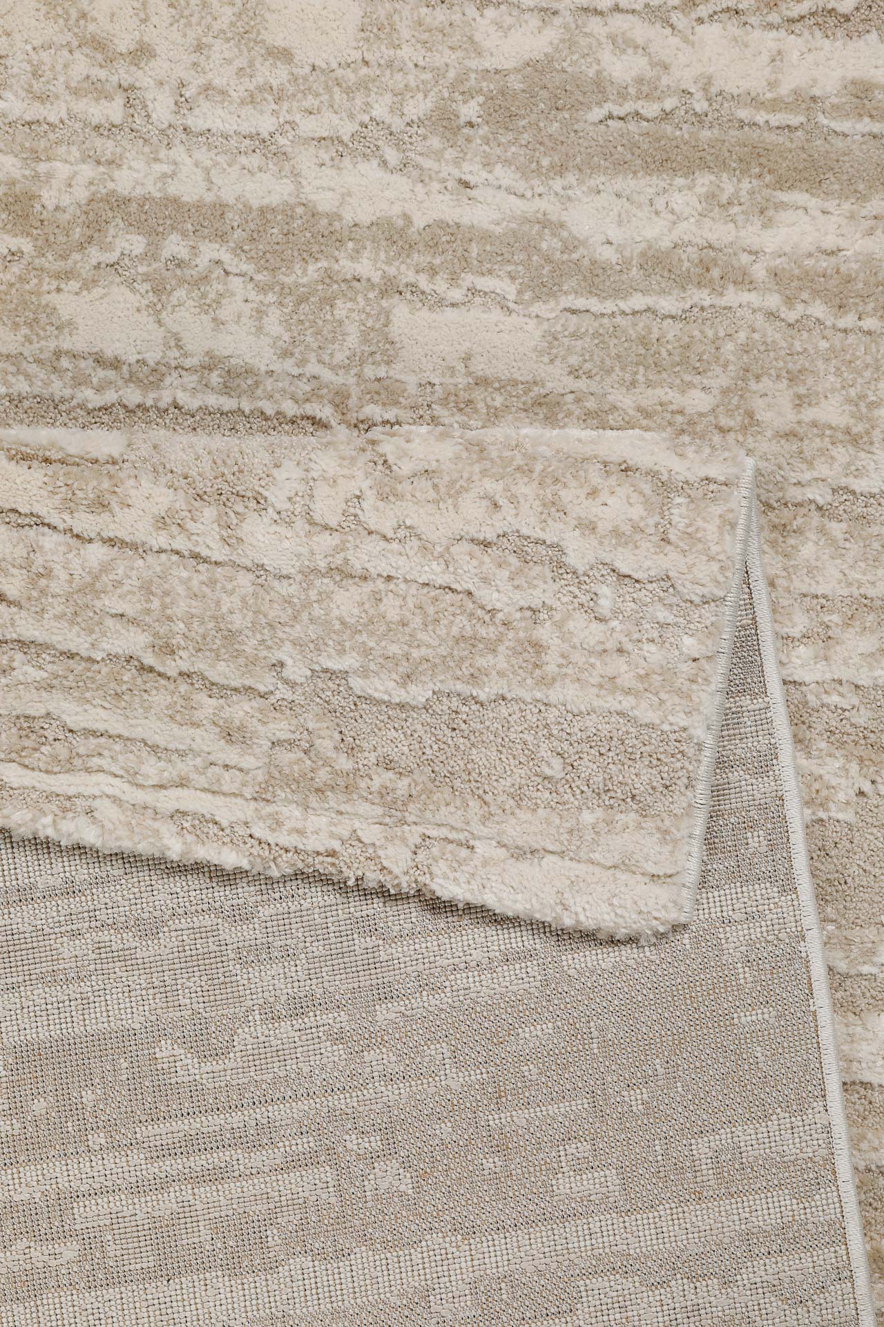 weconhome-peer-kurzflor-teppich-creme-beige image 4