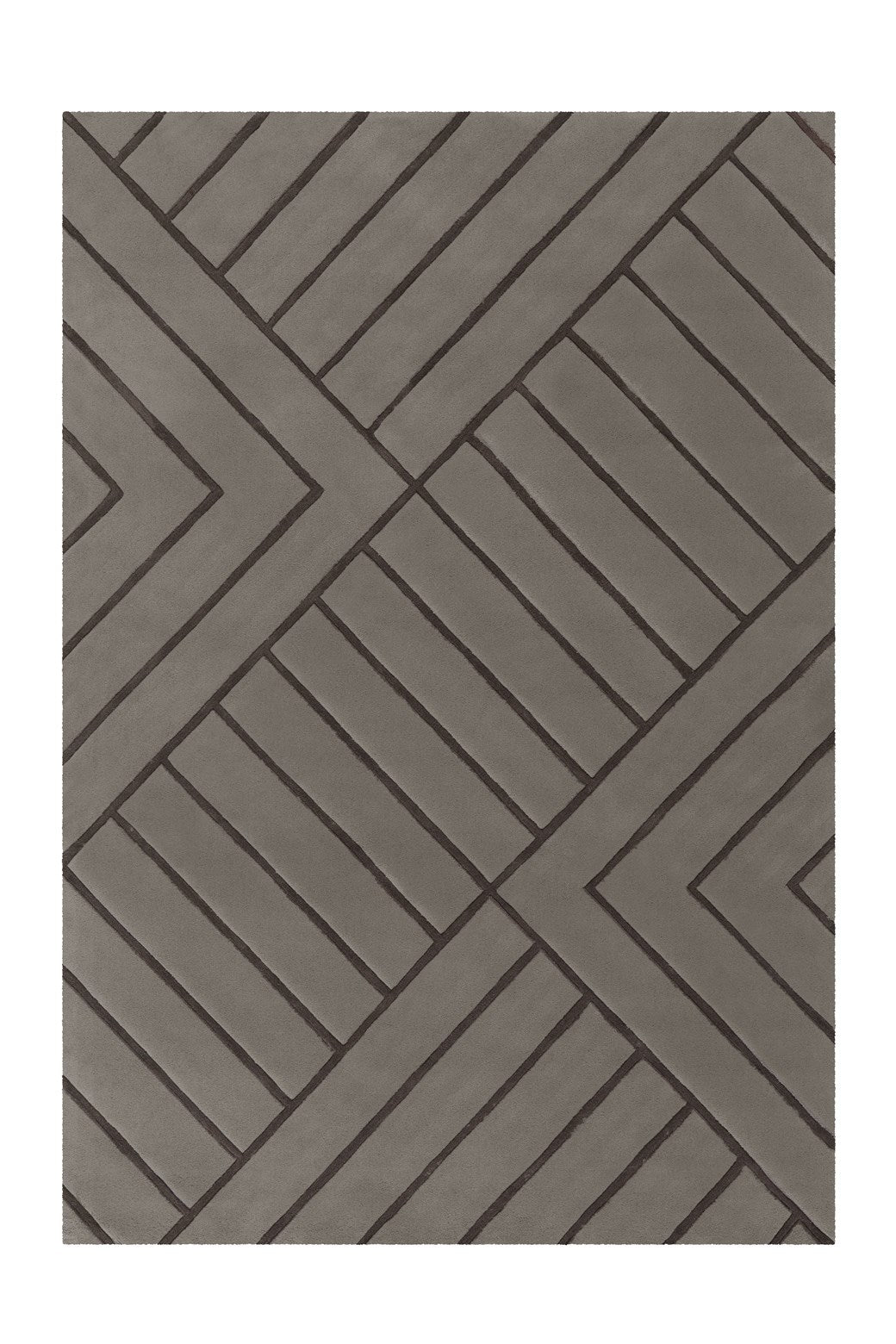 kayoom-cool-5055-kurzflorteppich-handgetuftet-mit-dezentem-muster image 1