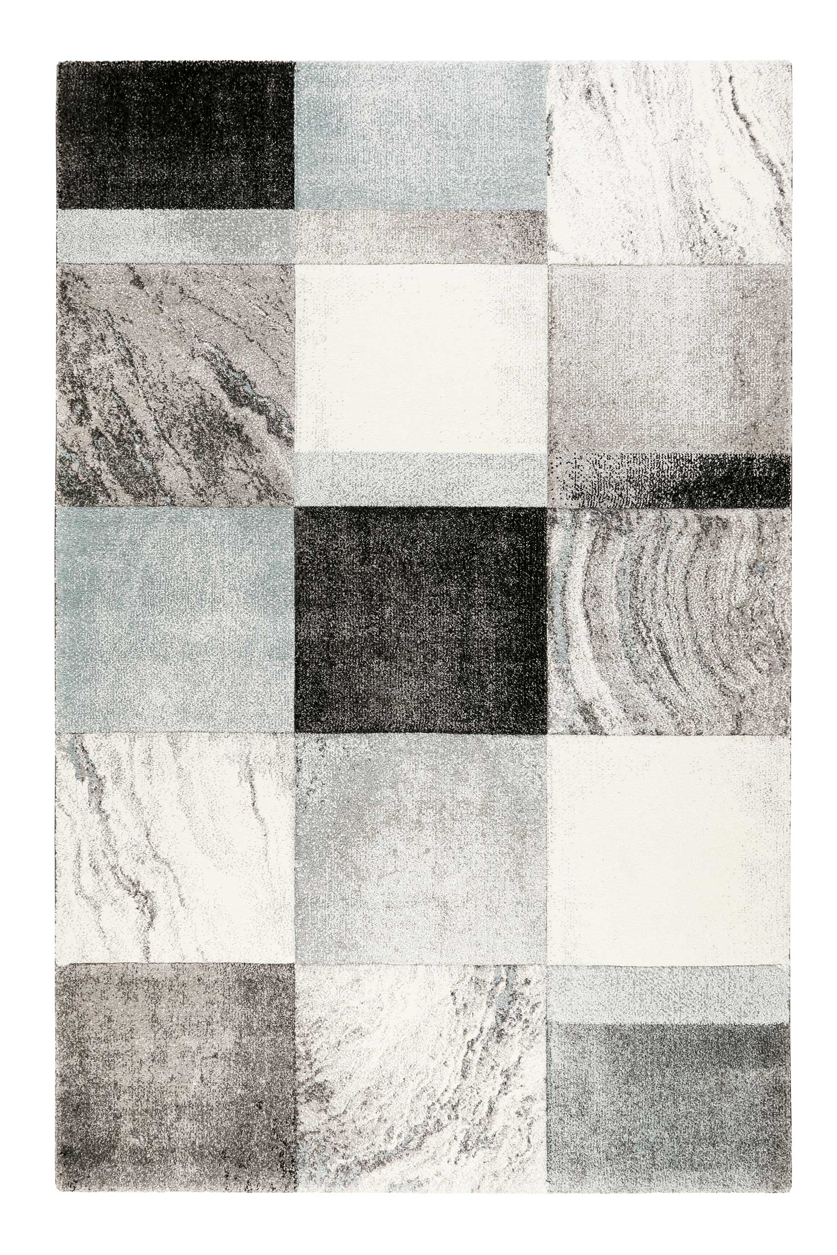 weconhome-kurzflorteppich-mirage-gewebter-teppich-in-grau-silber-blau-marmoriert image 1