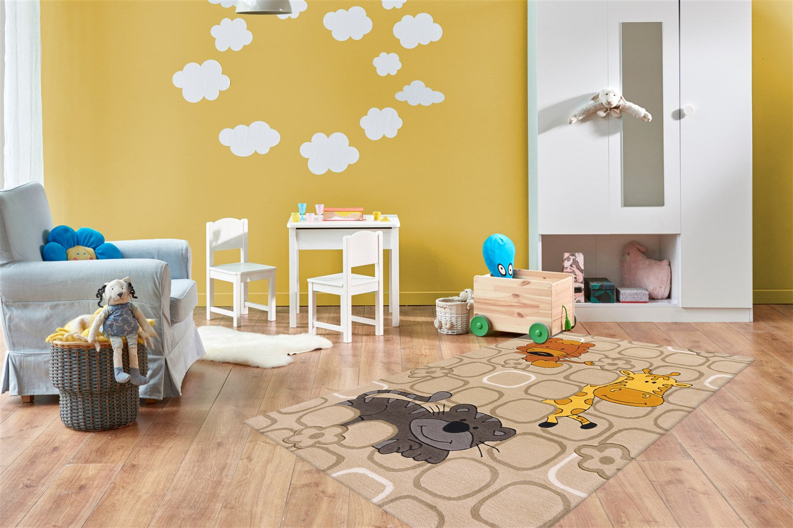 kayoom-sam-4153-farbenfroher-kurzflorteppich-handgetuftet-modernes-design-versch image 6