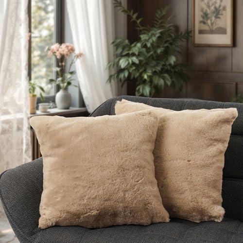paco-home-kissenbezug-kunstfell-2er-set-beige-flauschig-waschbar image 7