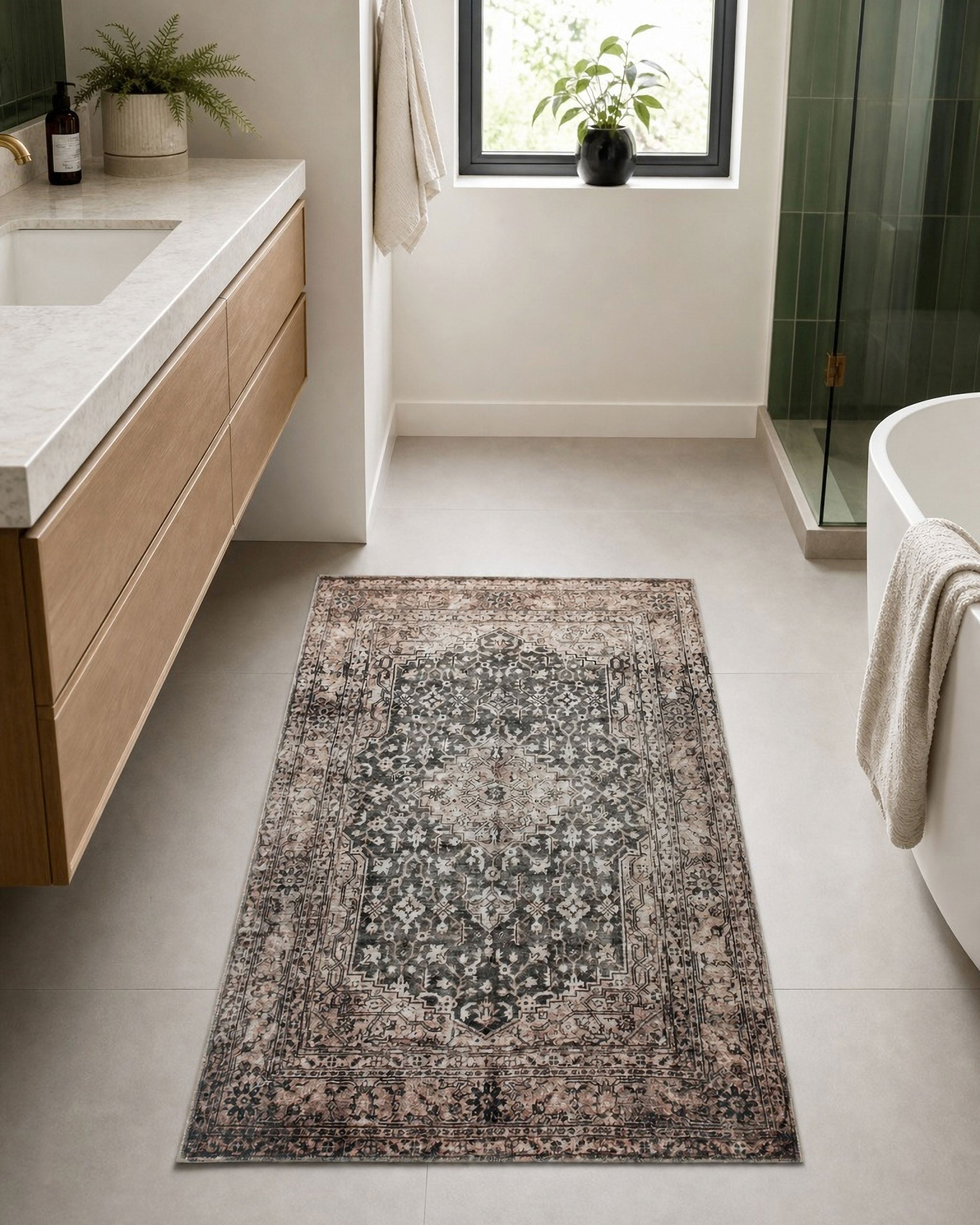 weconhome-ralph-badteppich-beige-grau-vintage image 2