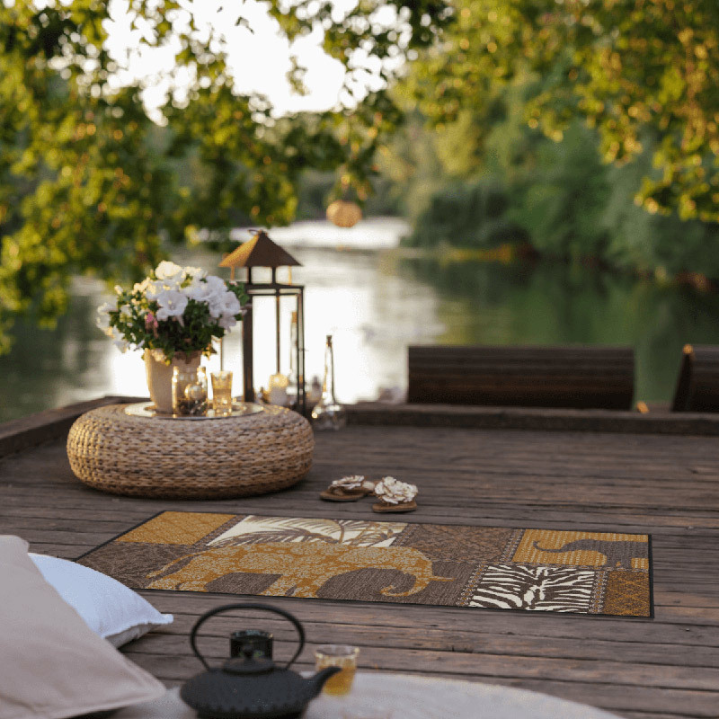 salonloewe-marula-brown-l-ufer-75-x-150-cm-exotische-elefanten-fu-matte-aus-poly image 2