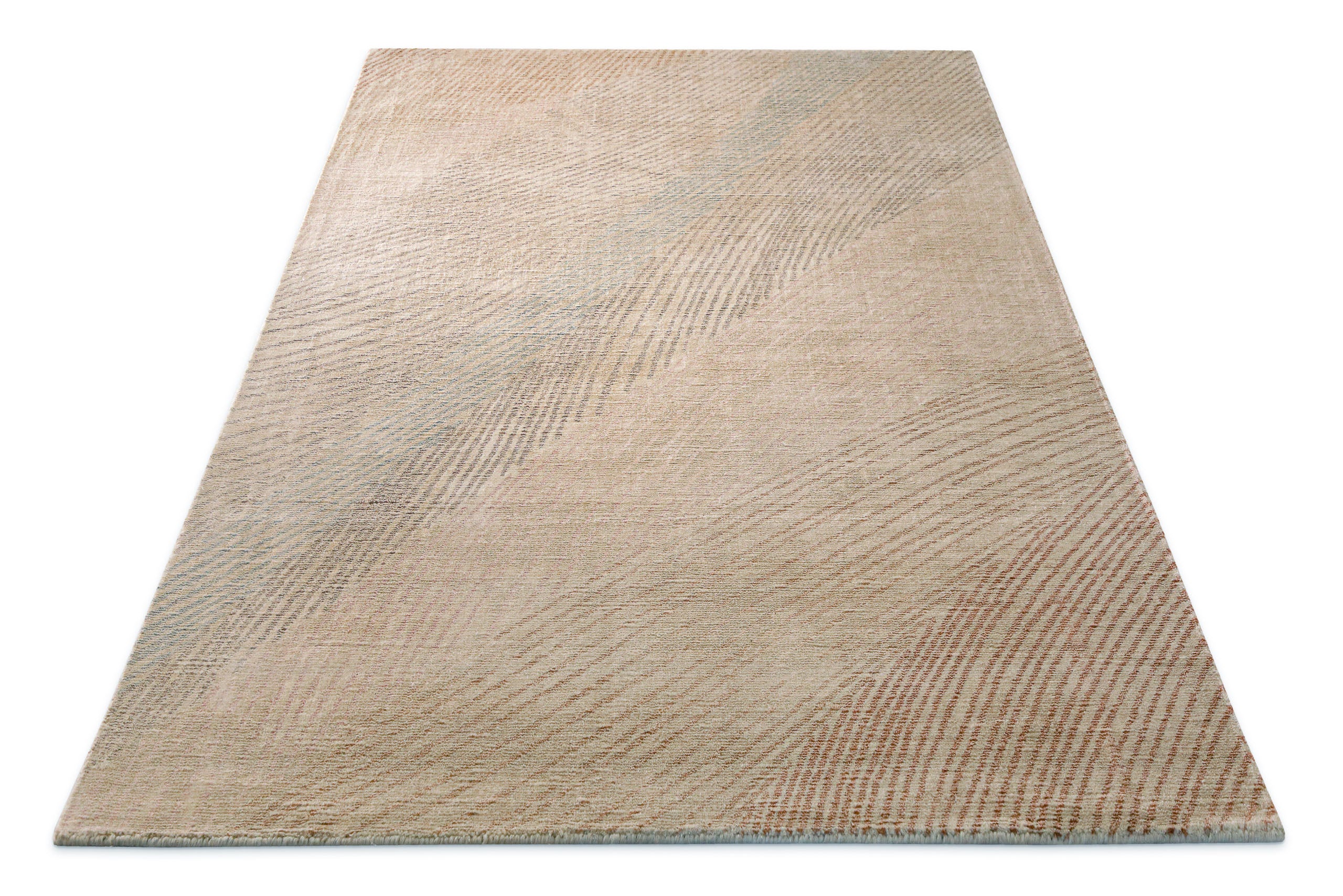 weconhome-kurzflorteppich-skai-beige-viskose-schurwolle-handgetuftet image 5