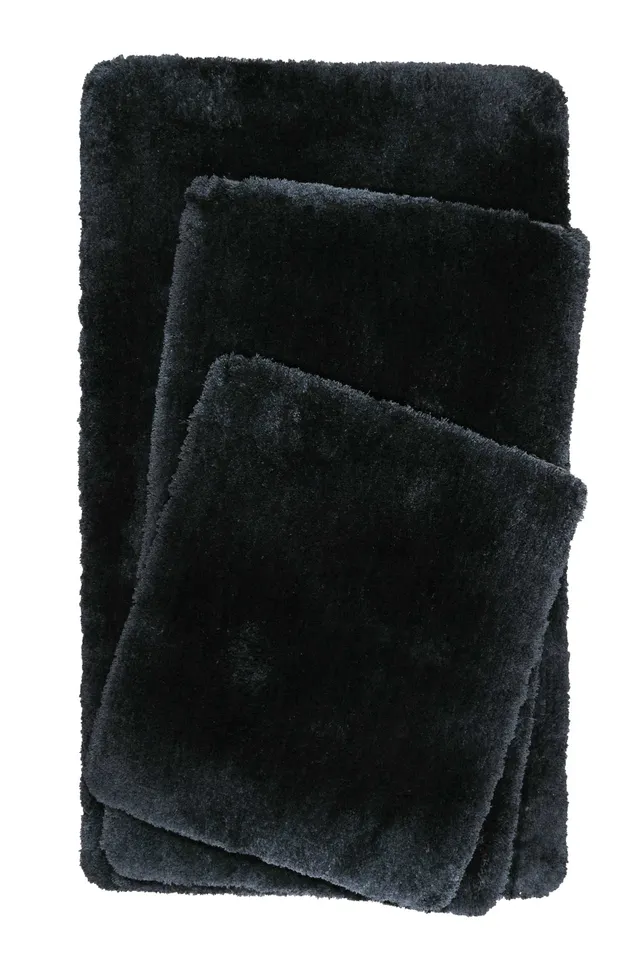 homie-living-porto-azzurro-badteppich-schwarz-hochflor image 1