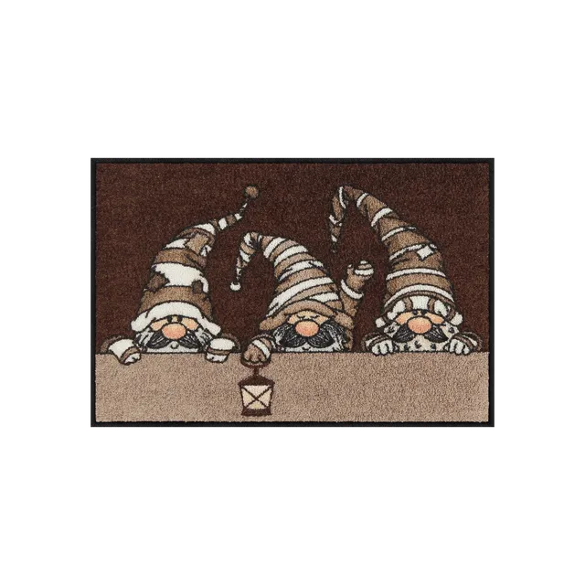salonloewe-julklapp-mocca-eingangsmatte-50-x-75-cm-wichtel-motiv-f-r-die-weihnac image 1