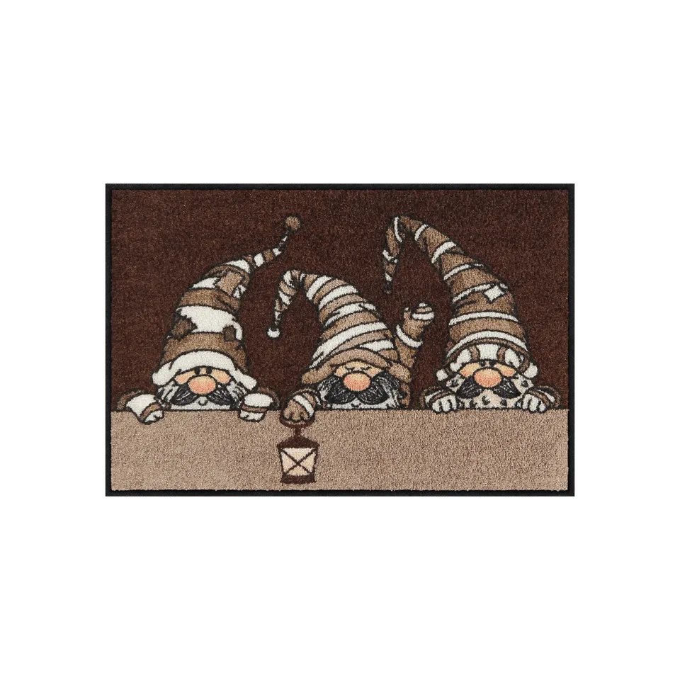 salonloewe-julklapp-mocca-eingangsmatte-50-x-75-cm-wichtel-motiv-f-r-die-weihnac image 1