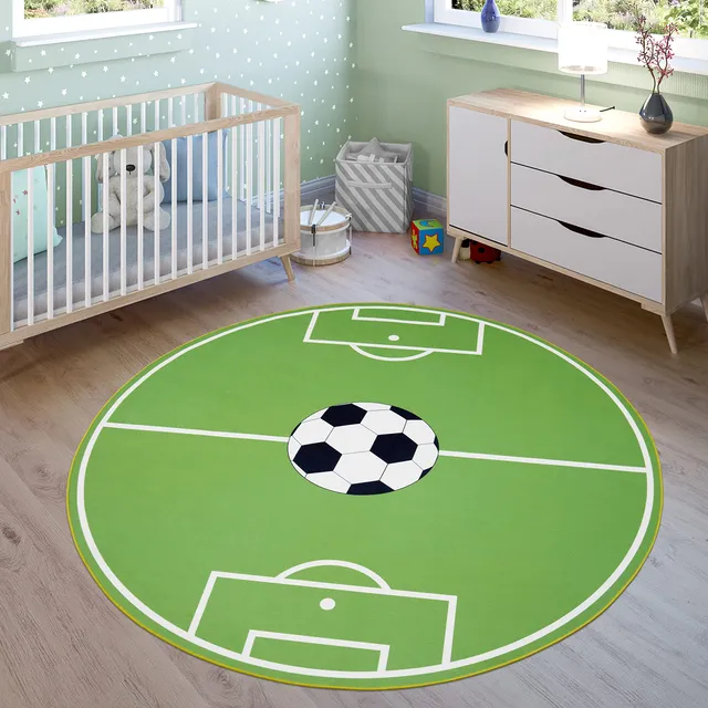 paco-home-kinderteppich-spielteppich-stra-en-design-gr-n-200-cm-rund image 1