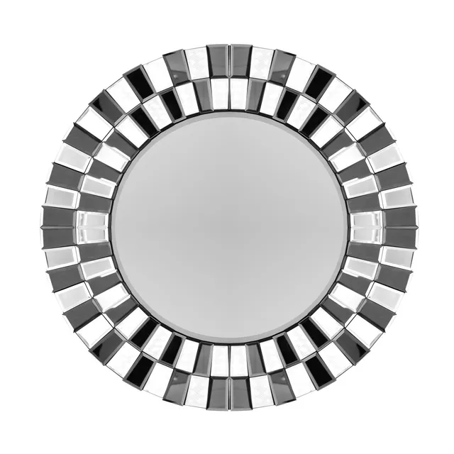 kayoom-wandspiegel-horus-425-silber-rund-90-cm-durchmesser image 1