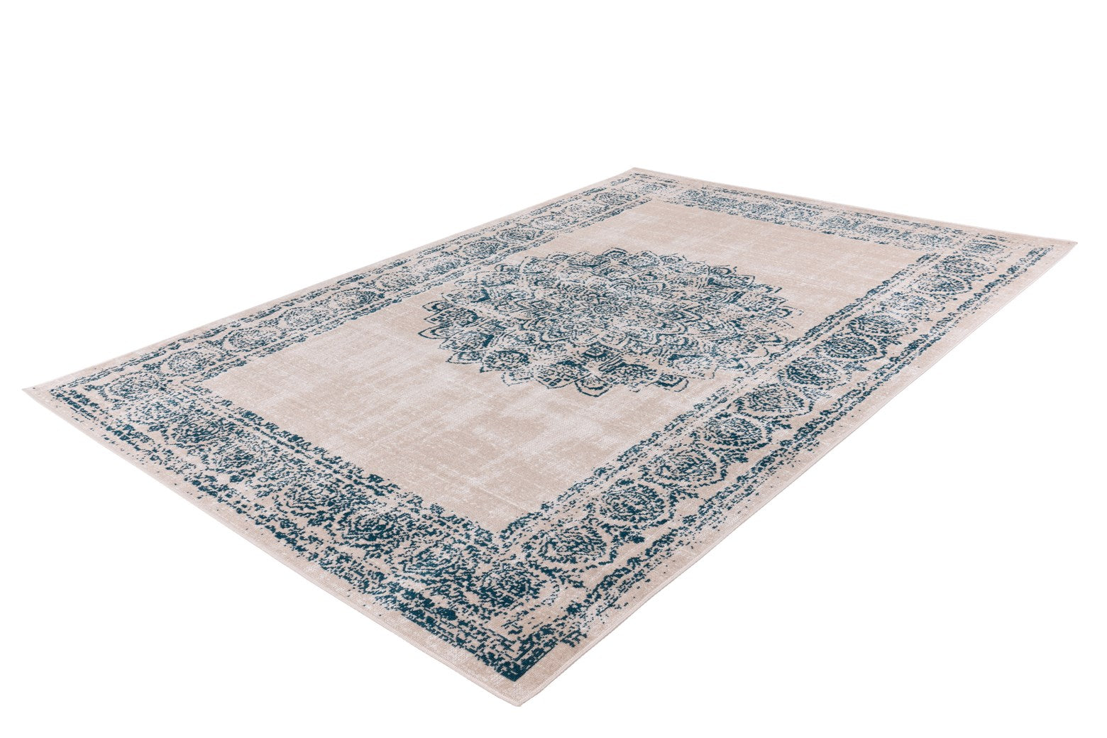 kayoom-ariya-125-vintage-teppich-mit-fransen-flachflor-120x170-cm image 2