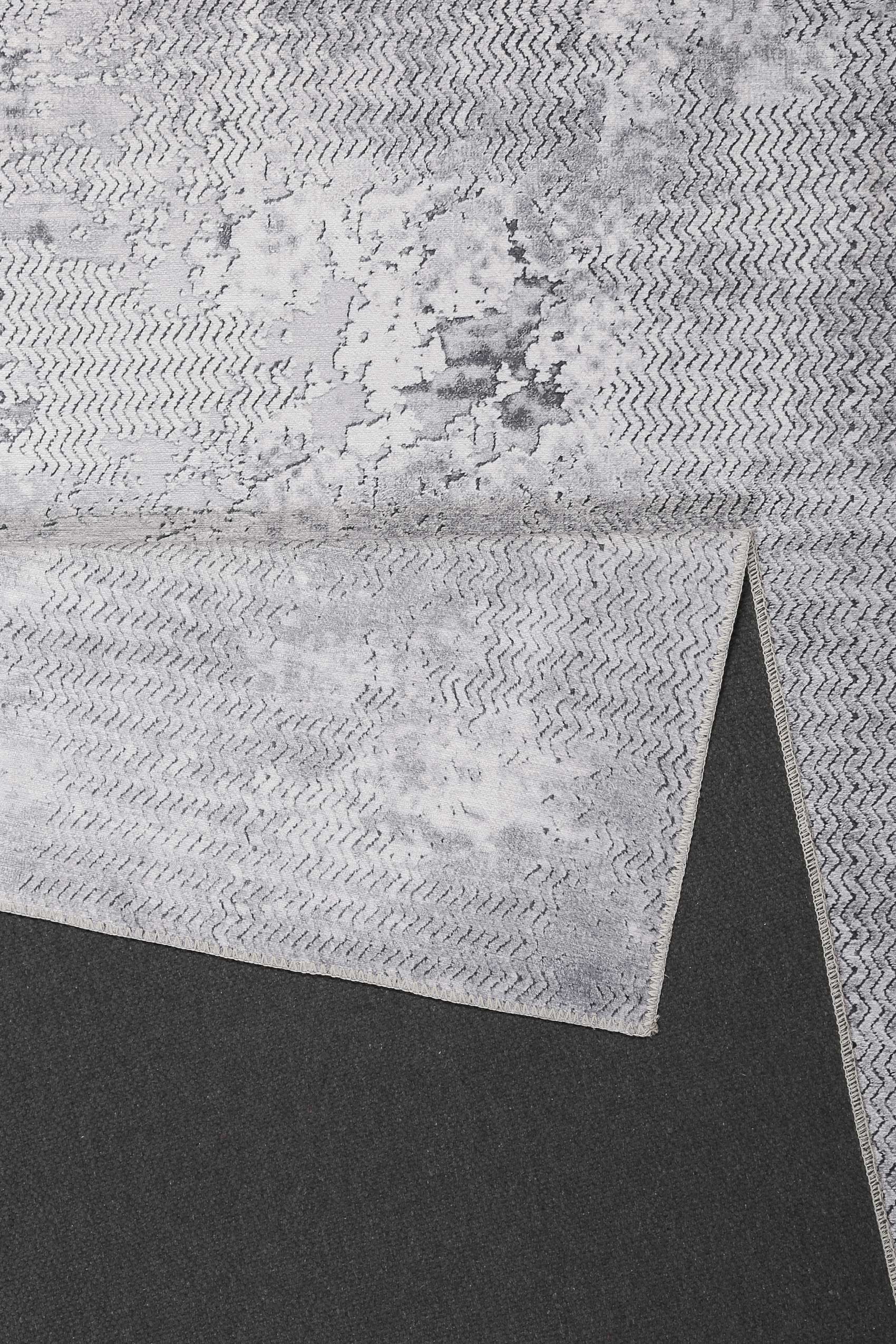 weconhome-kurzflor-teppich-radiate-grau-vintage-eckig image 3