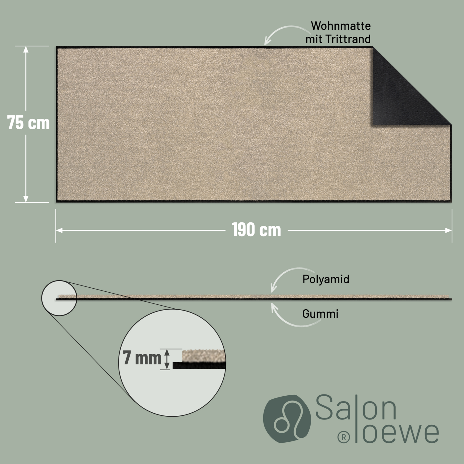 salonloewe-sand-teppich-75-x-190-cm image 3
