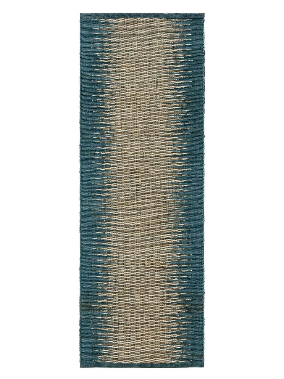 benuta-pure-jutel-ufer-tulsi-blau-70x200-cm-sisal-jute-vintage-ethno-pflegeleich image 1