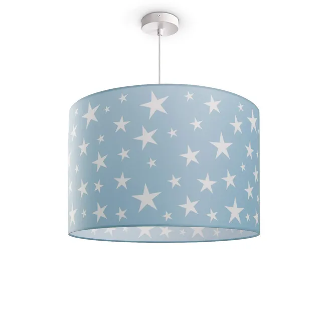 paco-home-kinderlampe-pendelleuchte-sternenhimmel-t-rkis-45-5-cm-e27 image 1