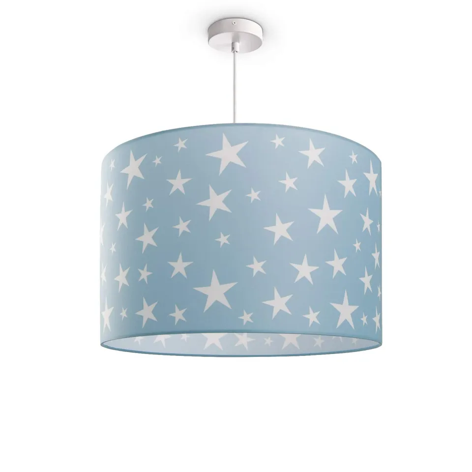 paco-home-kinderlampe-pendelleuchte-sternenhimmel-t-rkis-45-5-cm-e27 image 1