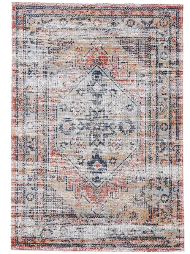carpetfine-flachgewebeteppich-omen-orange-80x150-cm-moderner-vintage-teppich-f-r image 1