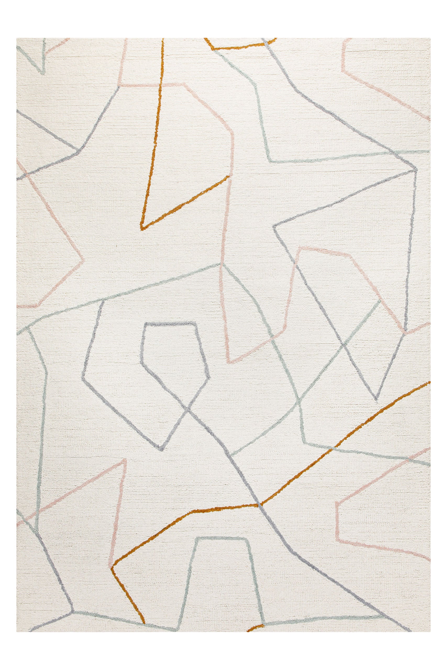 weconhome-nox-kurzflorteppich-creme-wei-schurwolle-rund image 3