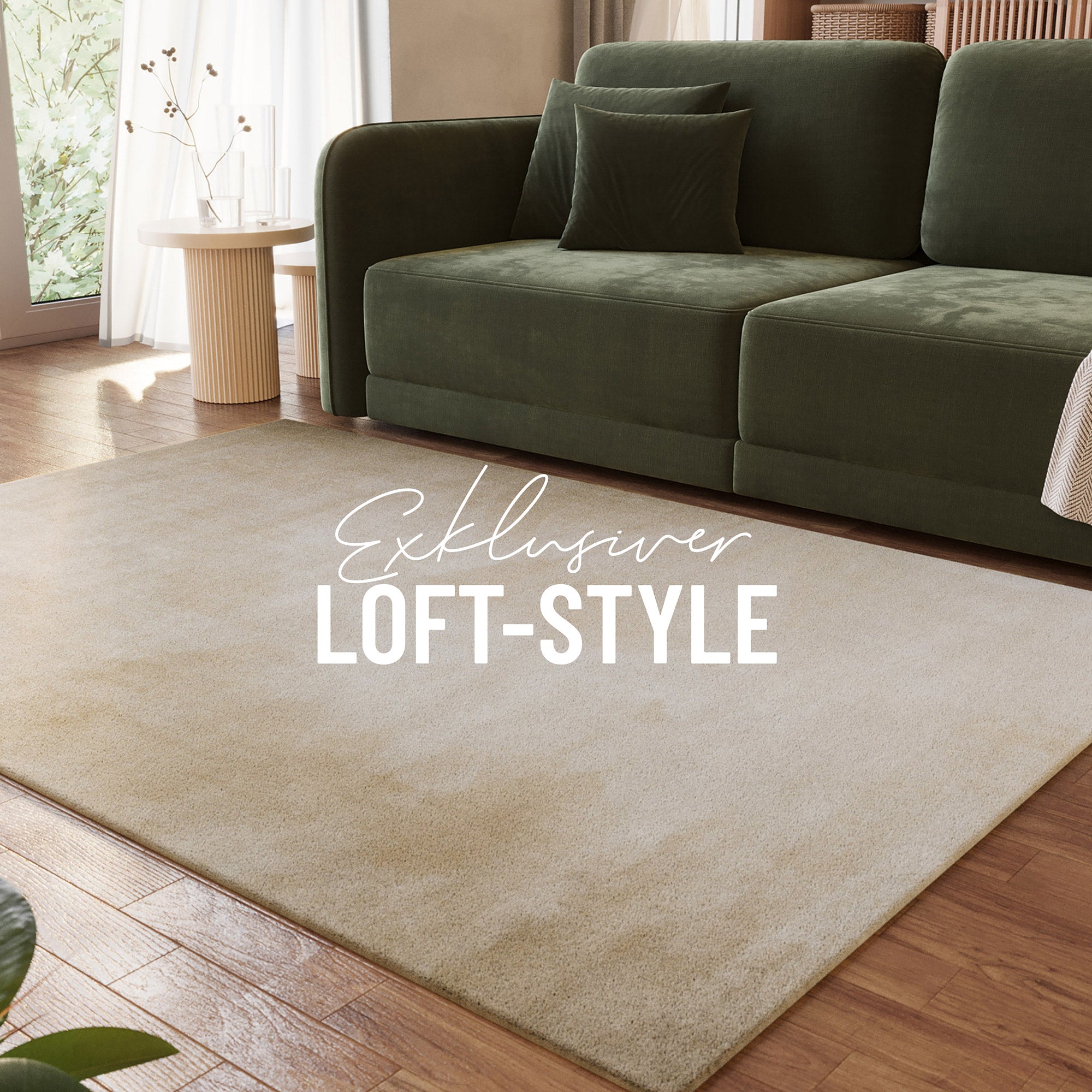 weconhome-eriksson-hochflor-teppich-creme-beige-getuftet-synthetik image 1