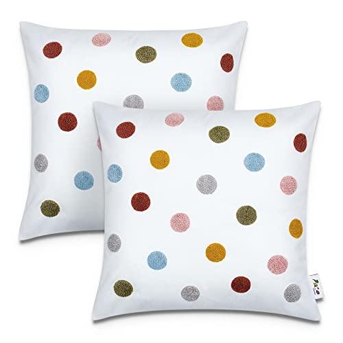 paco-home-2er-set-kissenbez-ge-45x45-cm-punkte-kinderzimmer-deko image 5