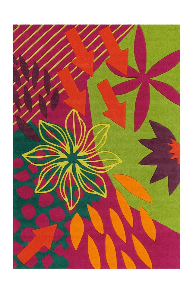 kayoom-spirit-3135-moderner-kurzflorteppich-acryl-pflegeleicht image 1