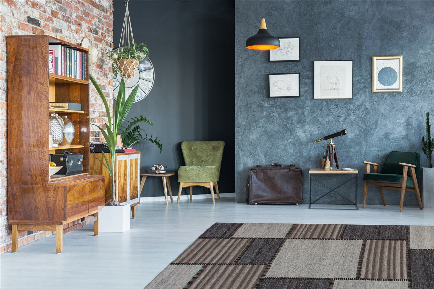 kayoom-phoenix-112-jacquard-teppich-nat-rlicher-kurzflorteppich-mit-zeitlosem-de image 2