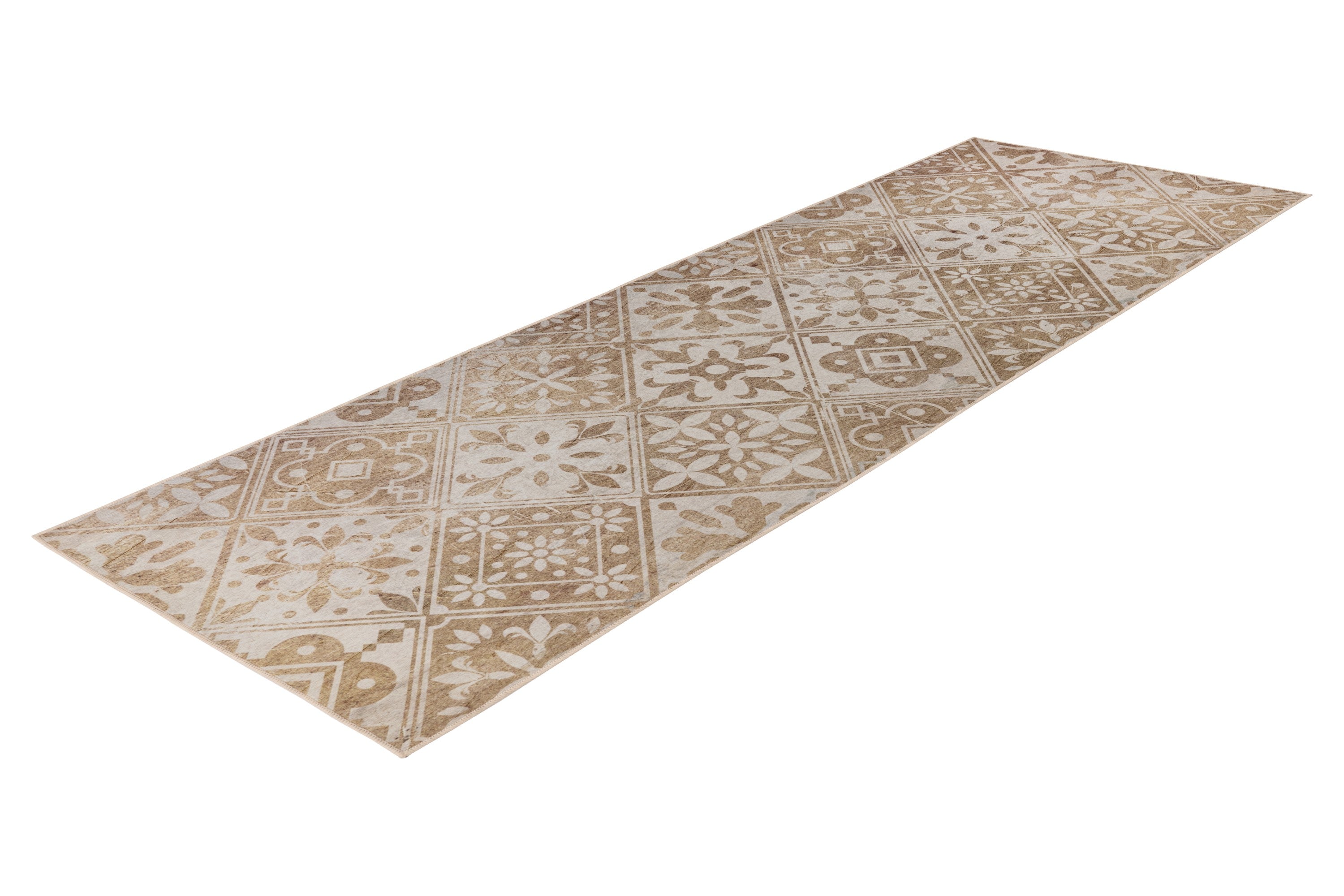 kayoom-vulcano-125-beige-60-x-180-cm-kompakter-kurzflorteppich-mit-6-mm-florh-he image 2