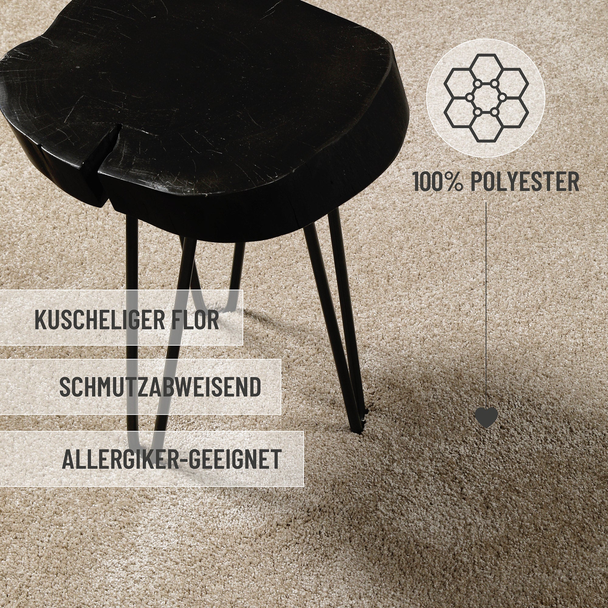 weconhome-kurzflorteppich-manta-homie-living-sand-beige-gewebt-oeko-tex-standard image 8