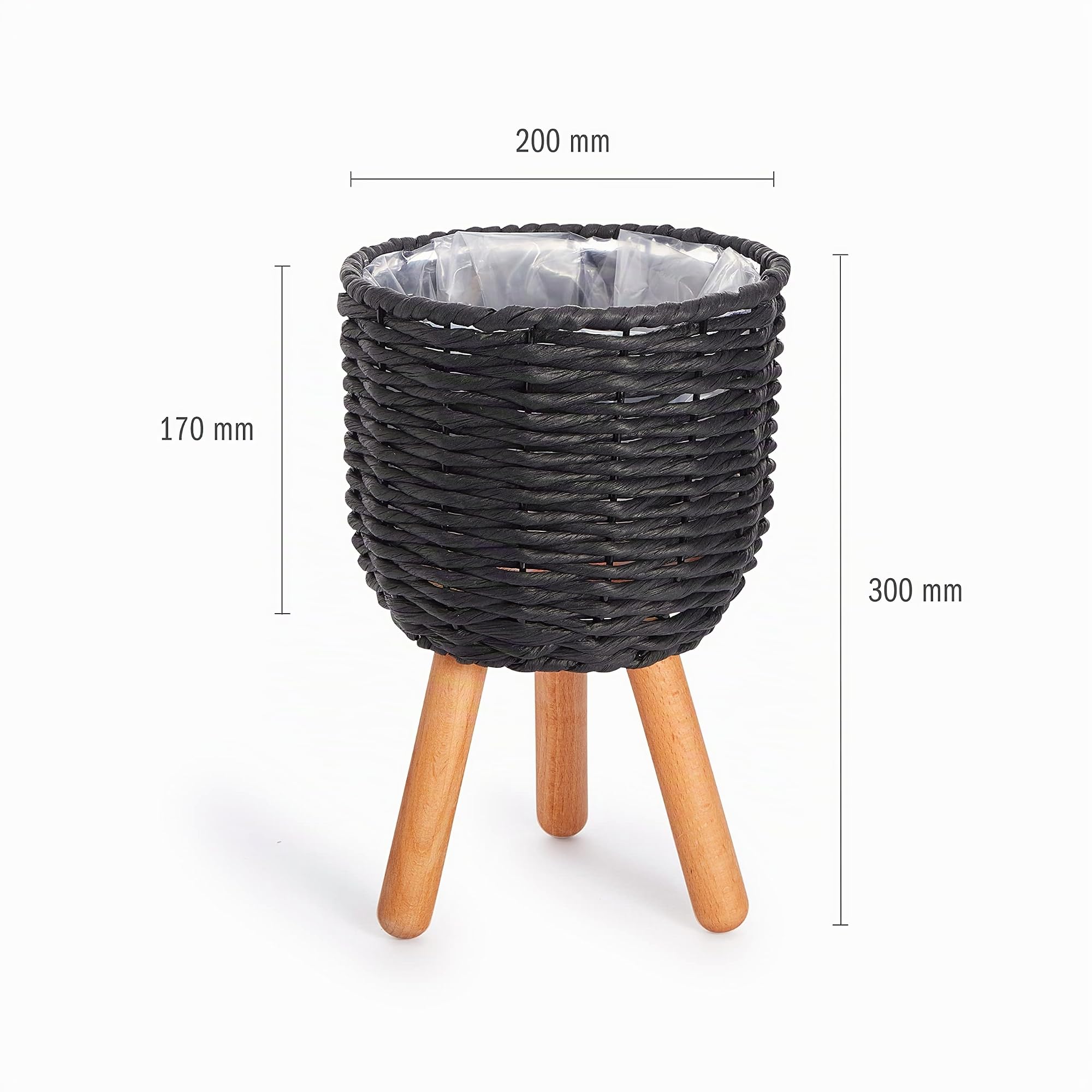 paco-home-blumentopf-bertopf-natur-rattan-set-2pcs-set-design-3-schwarz-gro image 5
