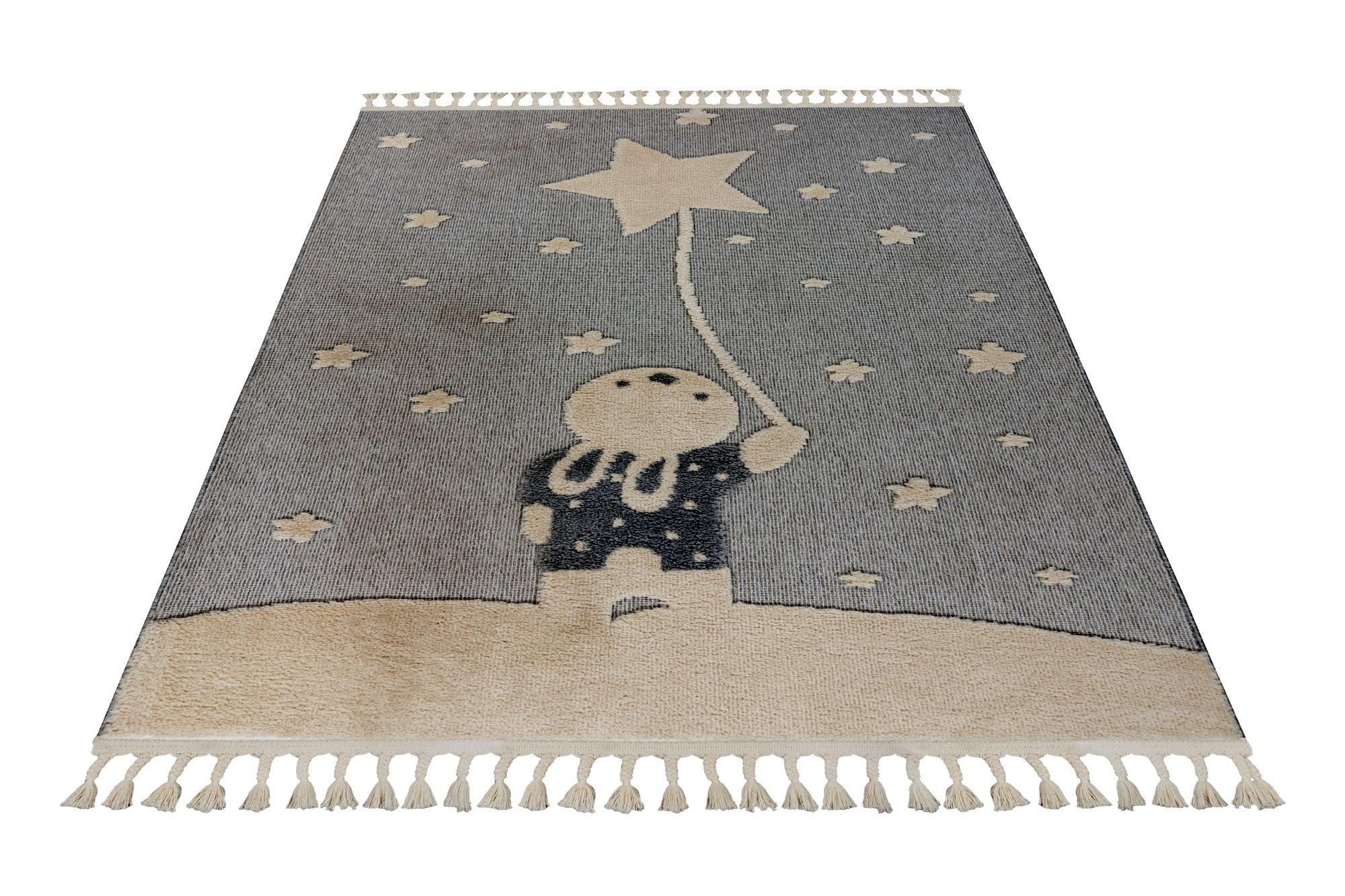 kayoom-modena-418-kinderzimmerteppich-mit-grauem-kindermotiv-kurzflor-9-mm-2200- image 3
