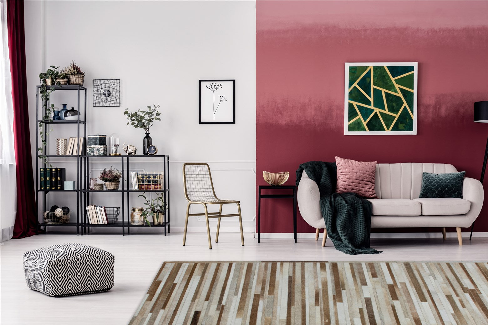 kayoom-lavish-110-echter-lederteppich-unikat-handgefertigt image 3