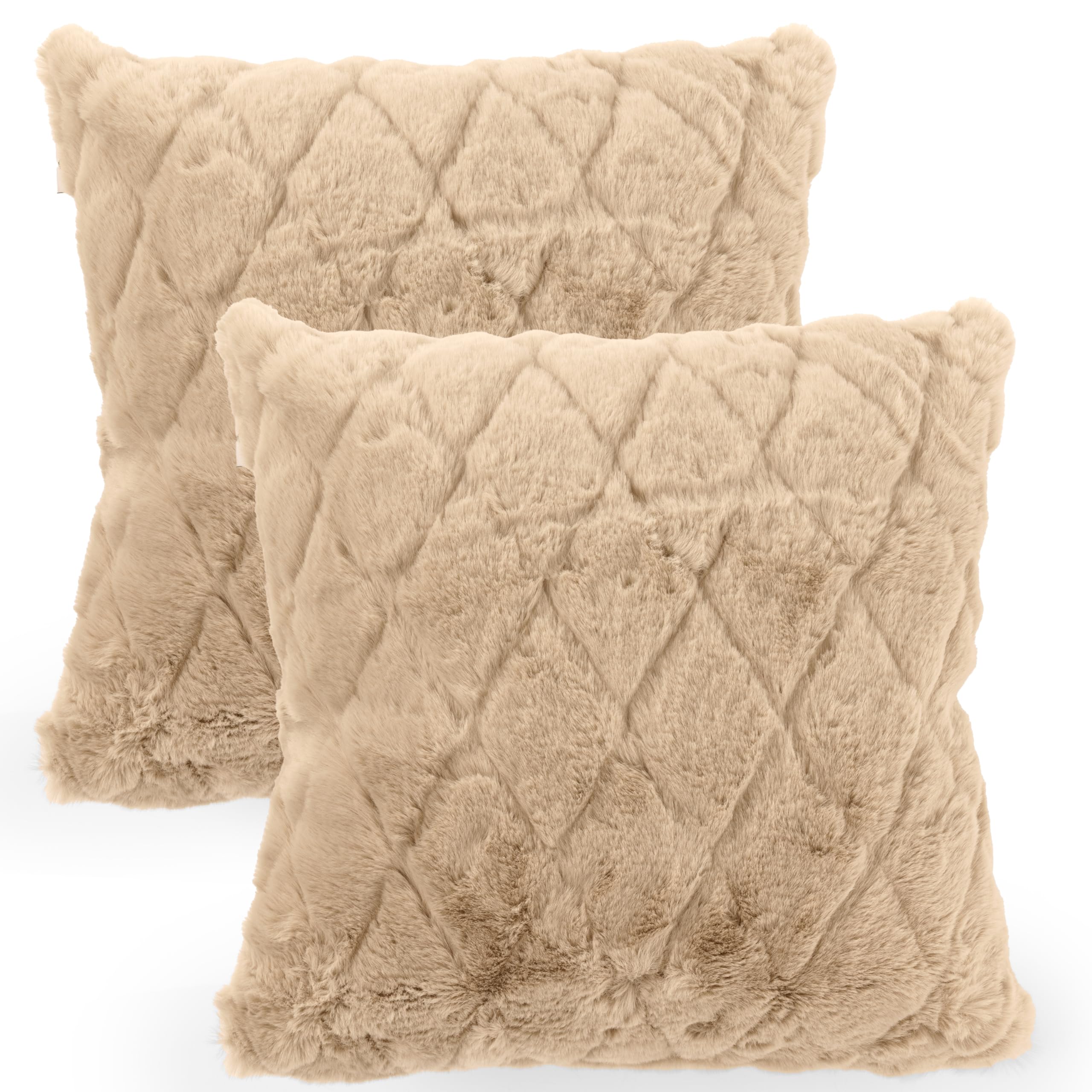 paco-home-boho-uni-kissenbezug-2er-set-beige-3d-raute image 5