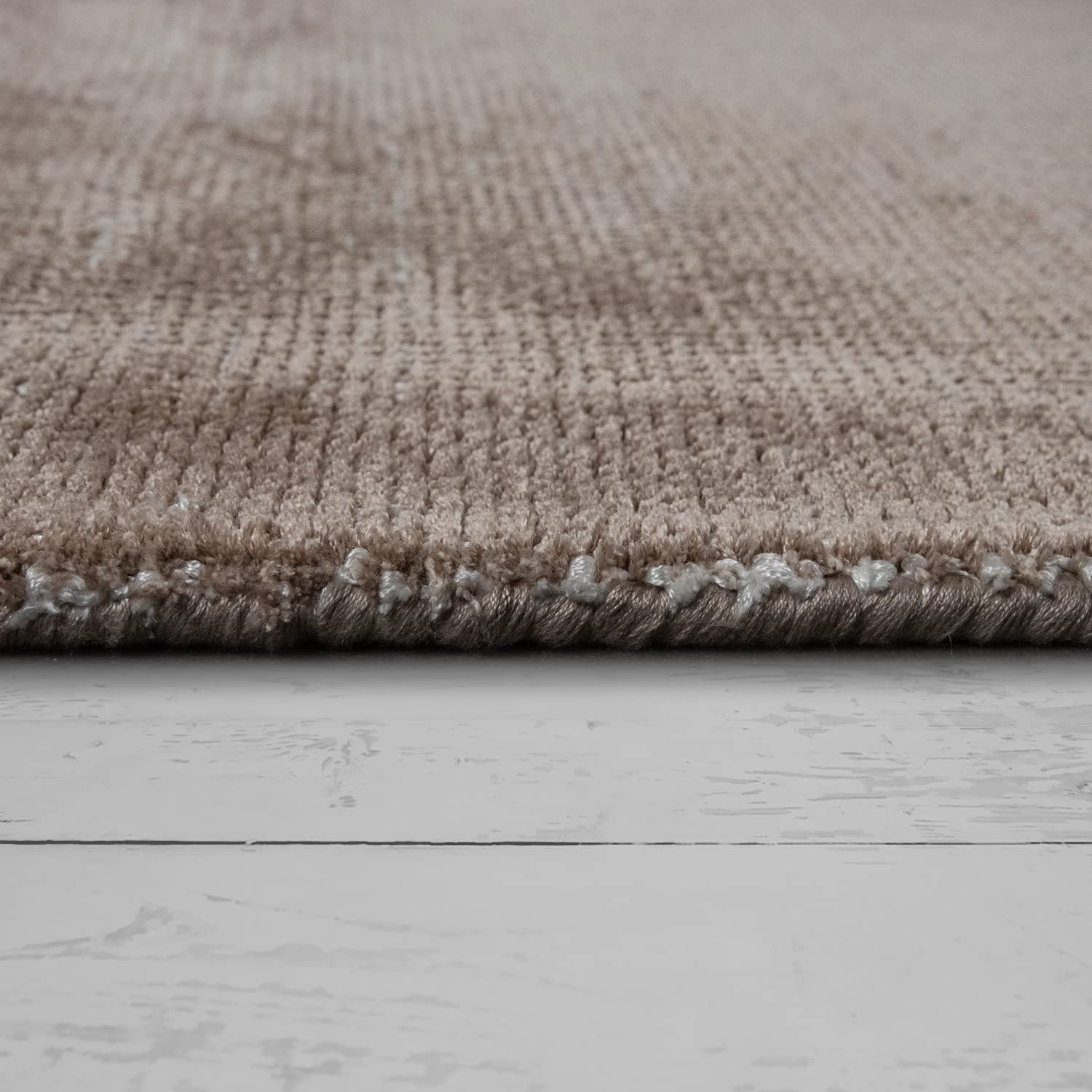 paco-home-teppich-wohnzimmer-vintage-kurzflor-handgewebt-120x170-cm-beige image 2