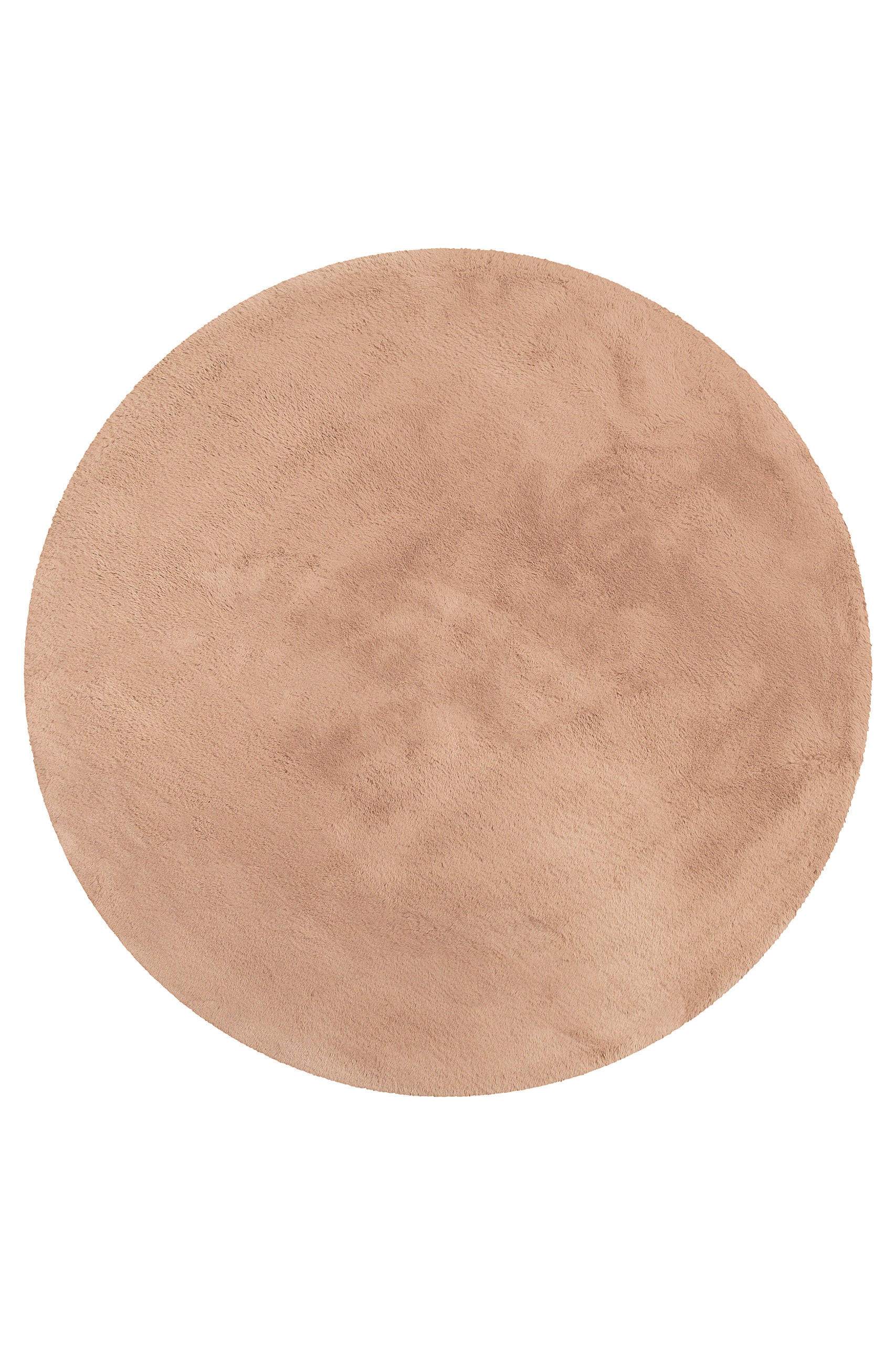 weconhome-basics-anna-kunstfell-teppich-rund-apricot-hochflor image 3