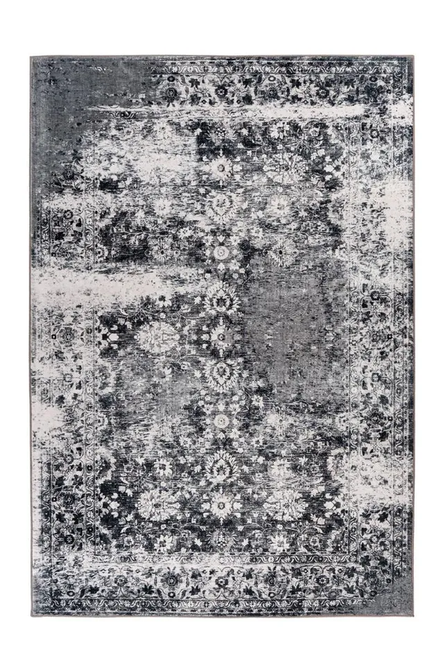 kayoom-saphira-400-kurzflorteppich-im-vintage-design image 1