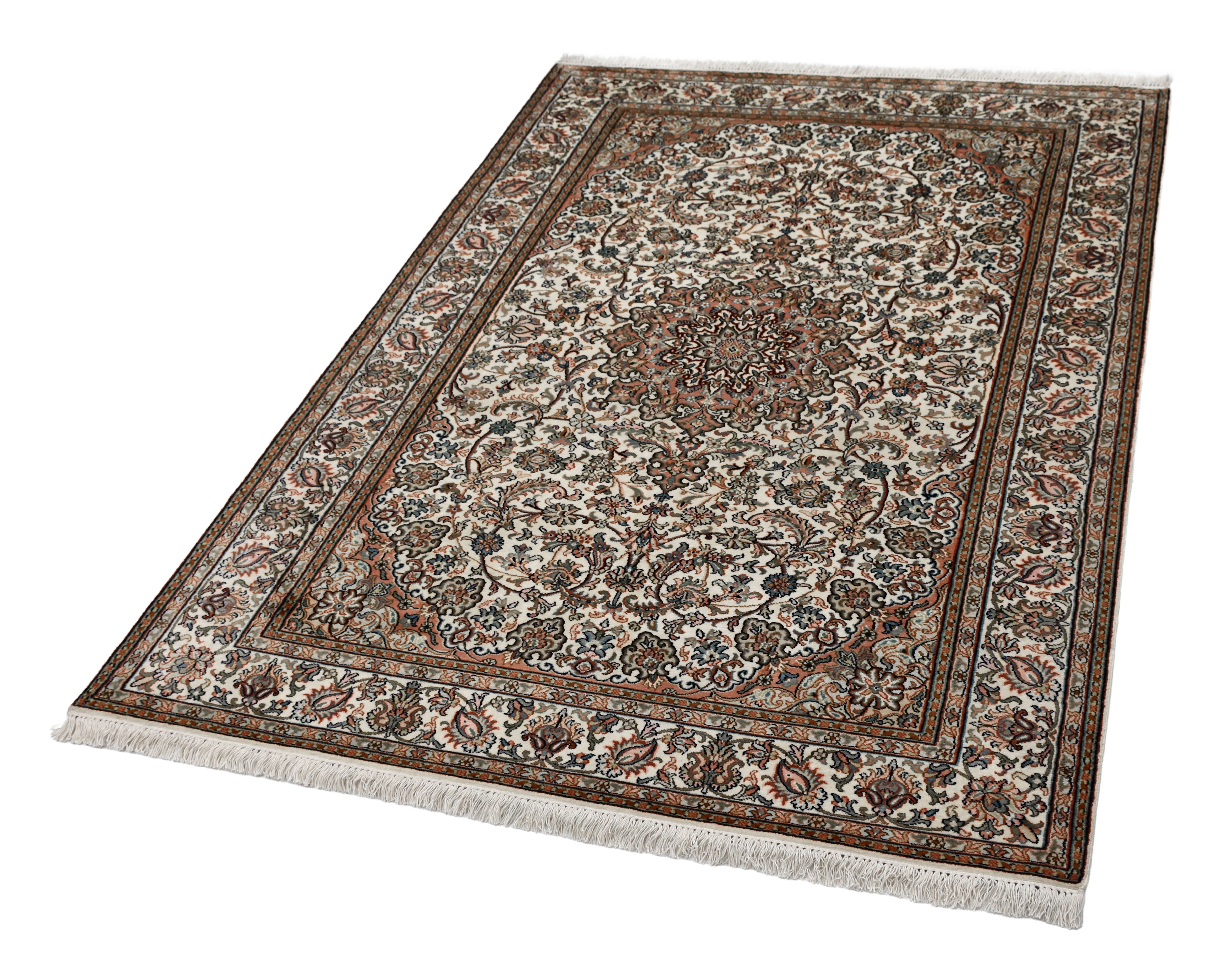 kayoom-kashan-12056-multi-handgewebter-orientteppich-127-cm-x-185-cm image 2