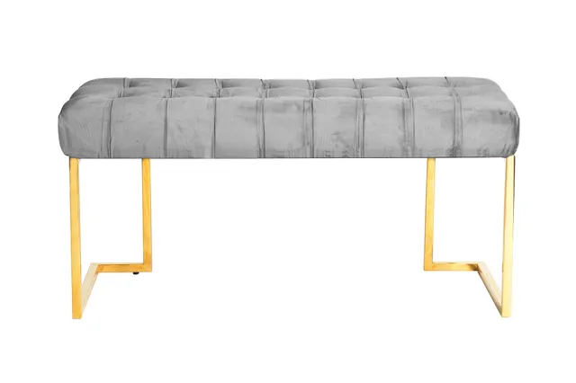 kayoom-sitzbank-rarity-225-samtbezug-polyester-zierkn-pfe-goldenes-metallgestell image 1