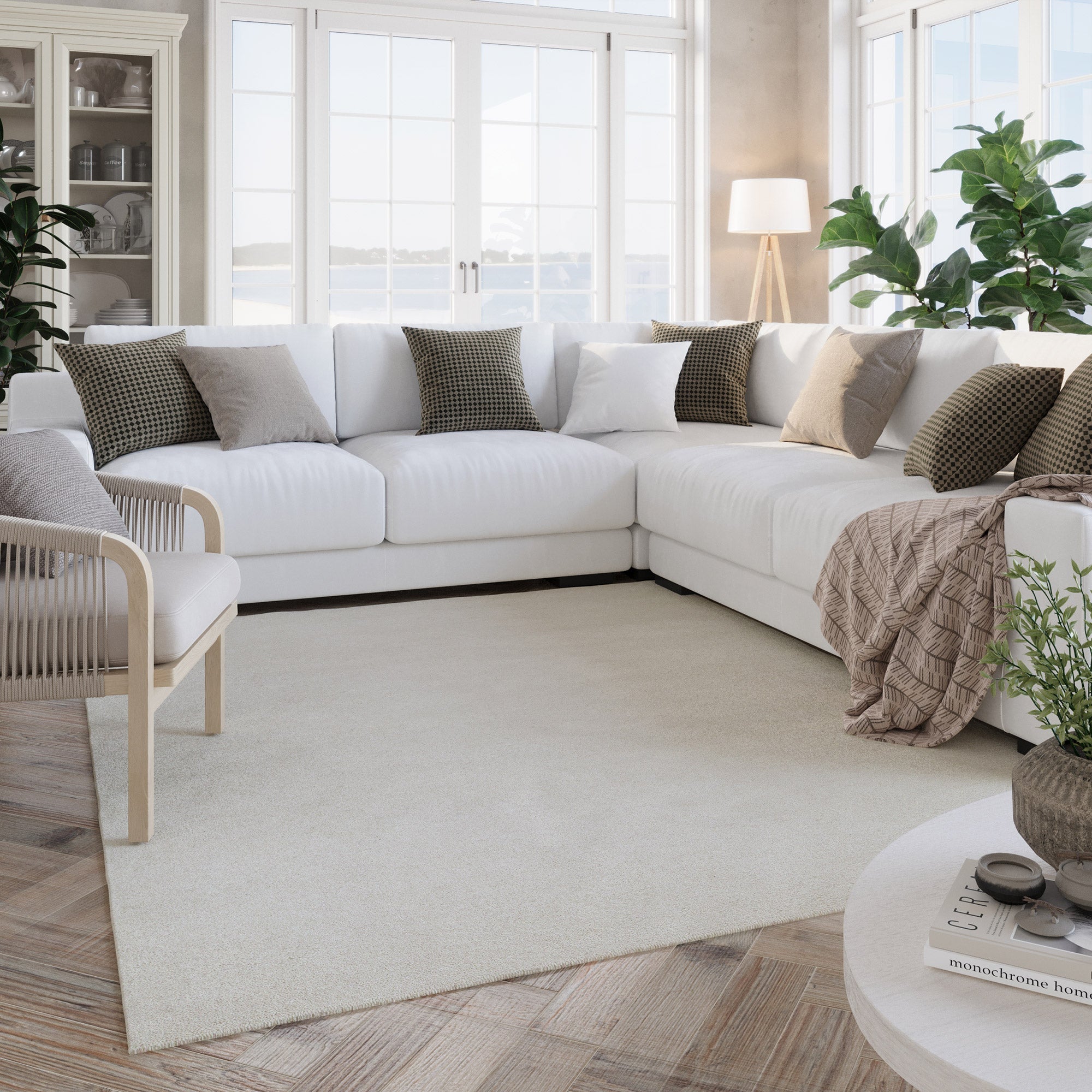 weconhome-hamptons-fortythree-kurzflor-teppich-creme-wei-schurwolle image 8