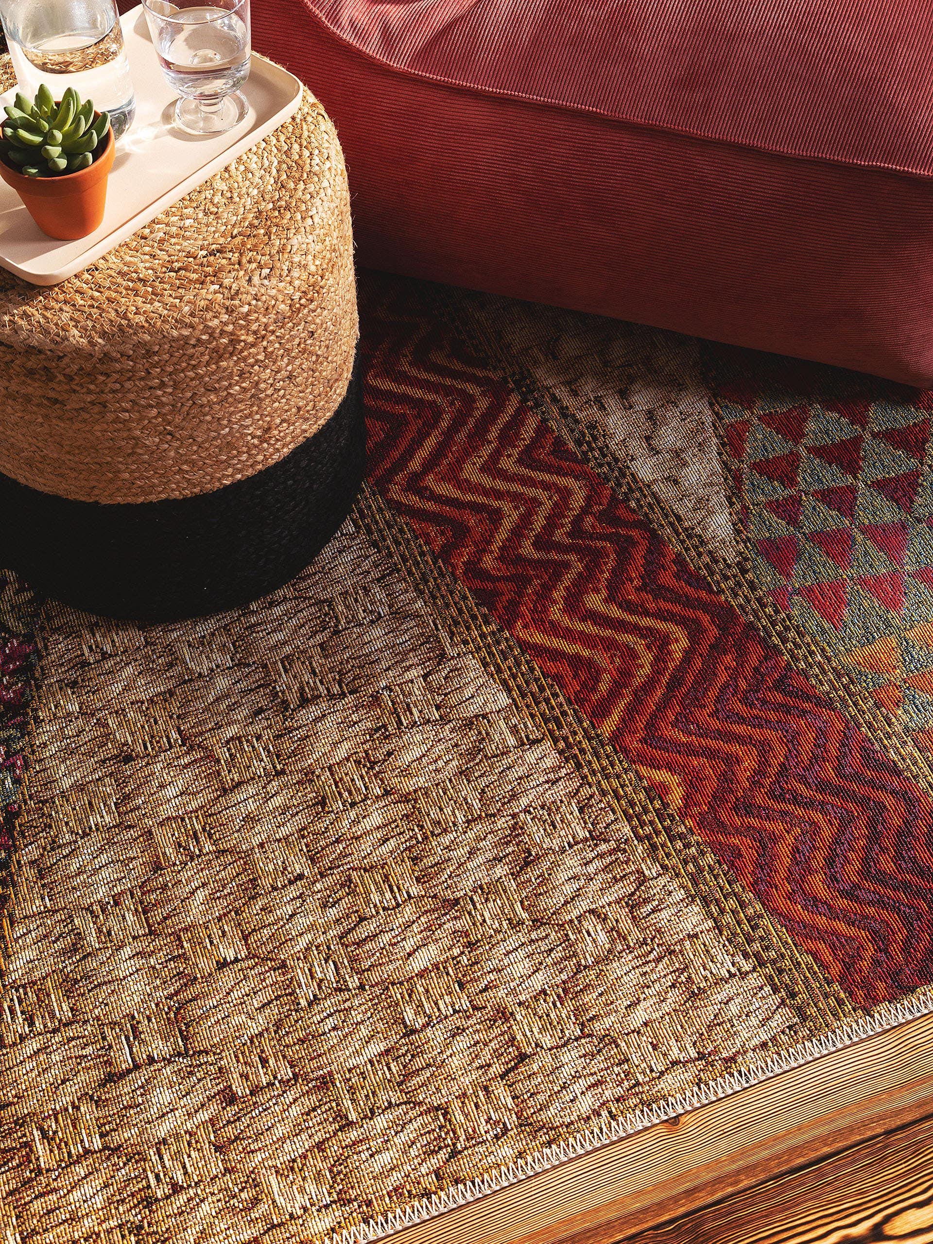 benuta-kenya-in-outdoor-teppich-beige-rot-120x180-cm-wetterfester-kunstfaser-tep image 2