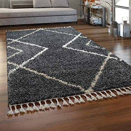 paco-home-shaggy-hochflor-teppich-grau-anthrazit-rauten-design-skandi-160x220-cm image 5