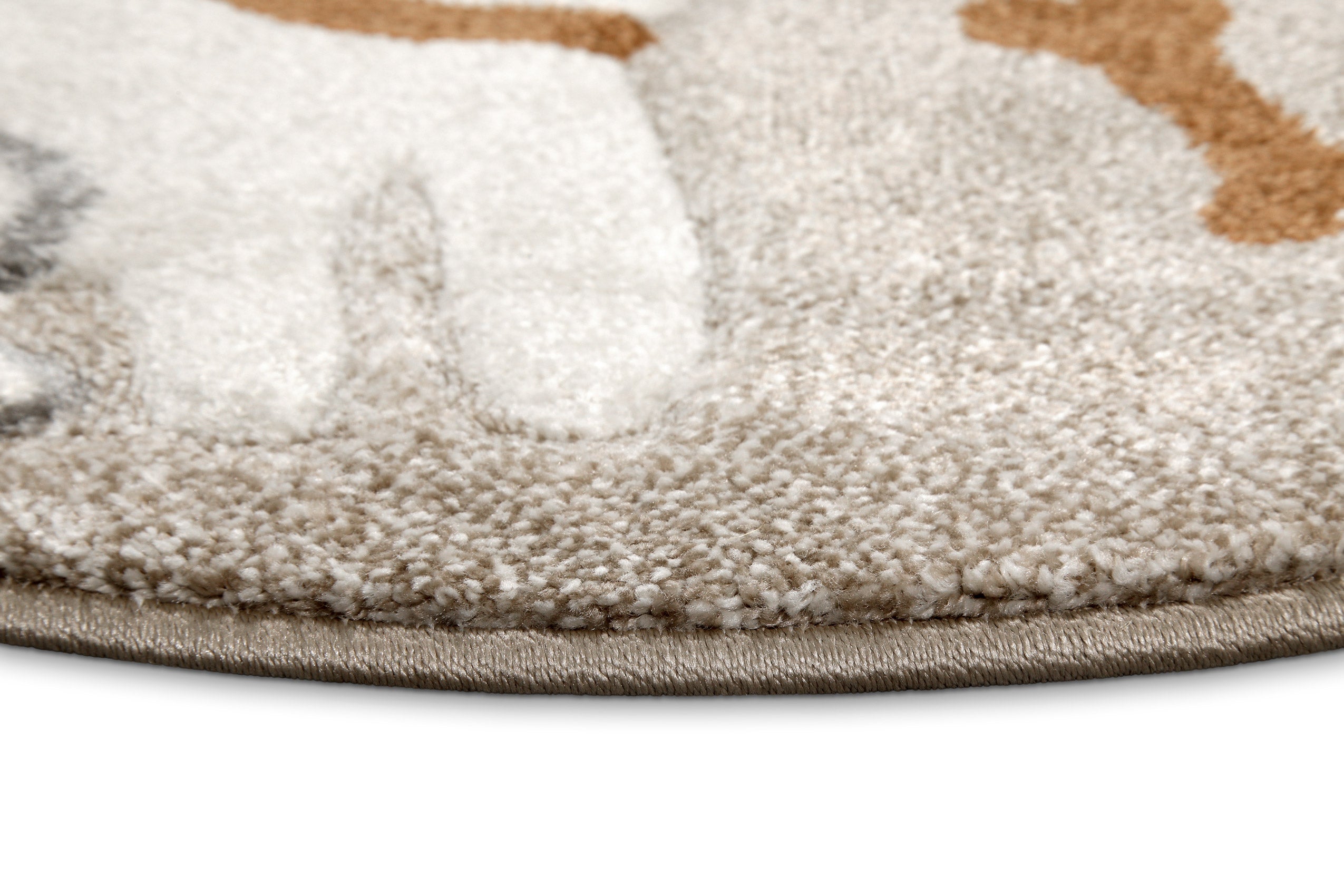 weconhome-smart-kids-rocky-friends-kinderteppich-rund-sand-beige-meliert image 5