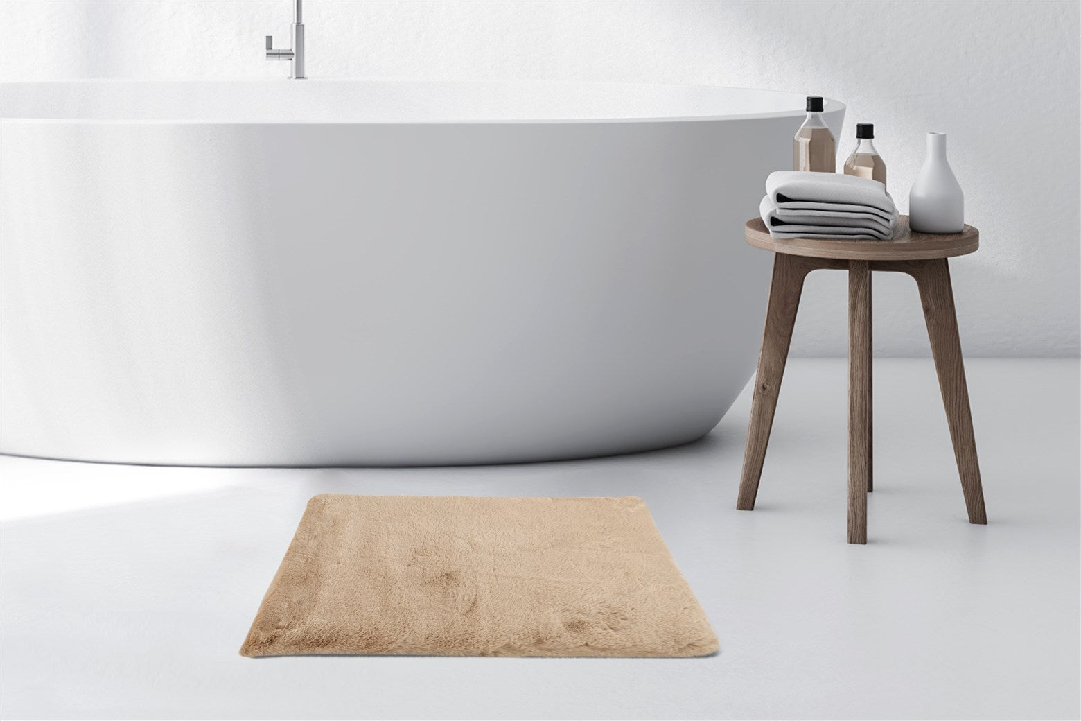 kayoom-badematte-rabbit-425-kuscheliger-badteppich-im-hasenkunstfell-look image 3