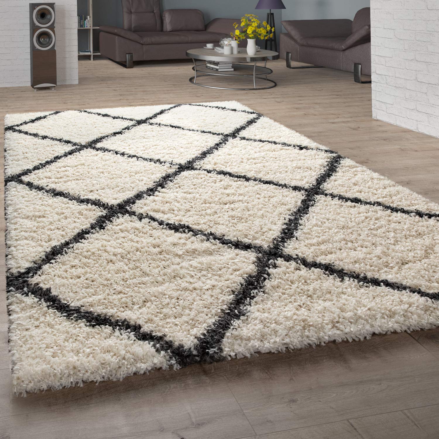 paco-home-shaggy-hochflor-teppich-beige-80-cm-rund image 8