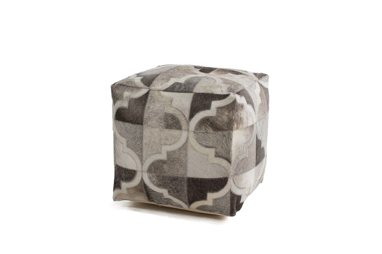 kayoom-lavish-pouf-310-sitzkissen-aus-100-leder-patchwork-optik-handgefertigt image 1
