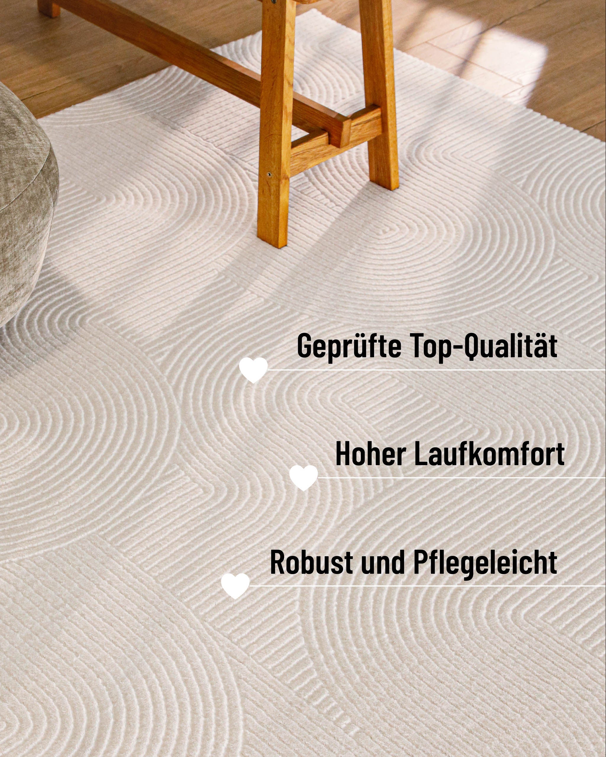 weconhome-kurzflorteppich-nuuk-arc-getufteter-teppich-in-creme-wei-mit-hoch-tief image 4