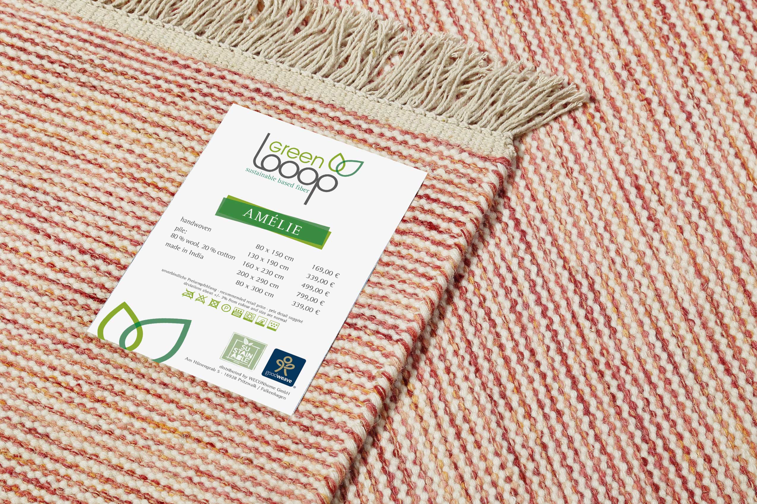 green-looop-am-lie-kelim-teppich-rot-beige-wolle-l-ufer image 5